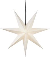 Papierstern STAR NICOLS weiss 80x80cm 1 LED E14 - Papierstern STAR NICOLS weiss 80x80cm 1 LED E14