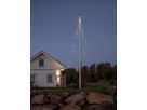 Lichterkette Flagpole Shiny - IP44, Warmweiss,