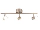 3er LED-Wand-u. Deckenspot Malaga - LED fest verbaut, 3000K, warmweiss