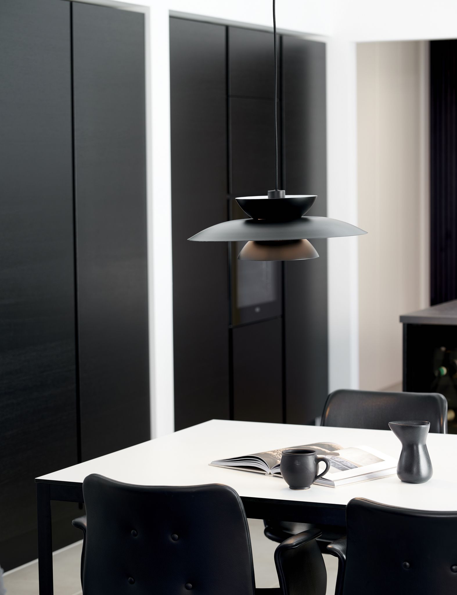 Carmen, Pendelleuchte, Schwarz - E27, IP20, max.40W