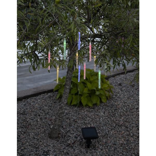 Solar Lichterkette Bubbly Light-chain - IP44, Multicolor, Dämmerungssensor