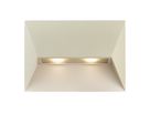 Wandleuchte PONTIO 27 - 2xGU10 (exkl.), max.2x25W, IP54, sand, dimmbar (optional Leuchtmittel), L=150mm,B=150mm, H=190mm