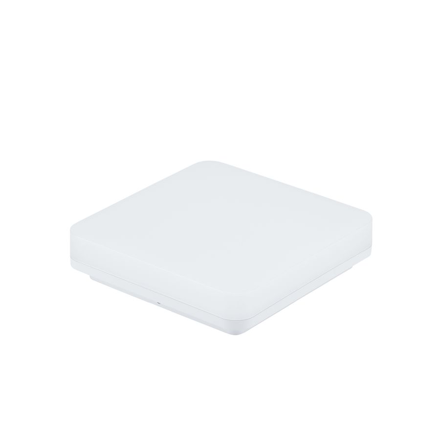 Luminaire LED pour montage en saillie Slice Square 15W - 10/15W, 1000/1500lm, 3000/4000K, IP54, CRI >80, 110°, weiss, dimmbar, L=210mm, B=210mm, H=50mm