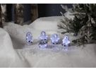 Outdoor Dekoration Crystalo - IP44, Grau, Kaltweiss