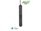 Steckdosenleiste Re:Life USB - 6x T13. 2x USB-C + 1x USB-A, 1.8m Kabel, schwarz