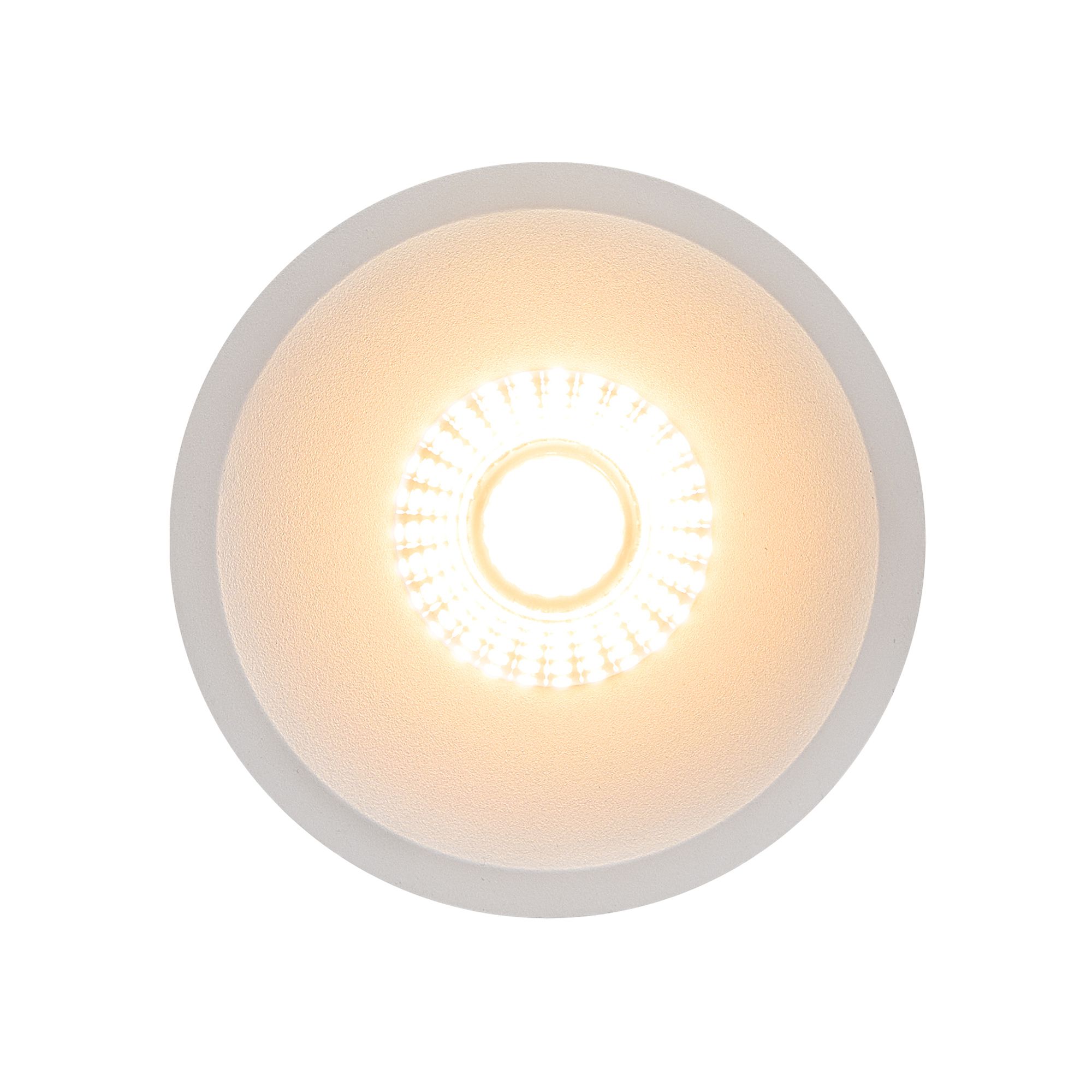 LED Einbaudownlight ALBRIC - 8W, 535lm, 2700K, IP44, CRI 90, weiss, dimmbar, D=90mm, H=49mm, BL=83mm