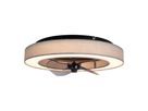 LED-CCT Deckenleuchte  VALENTO  inkl. Ventilator : 51cm grau - IP20, LED-Modul, Grau