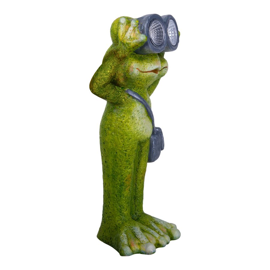 LED Solarleuchte FROSCH H: 30 cm - IP44, 0.5W, Warmweiss