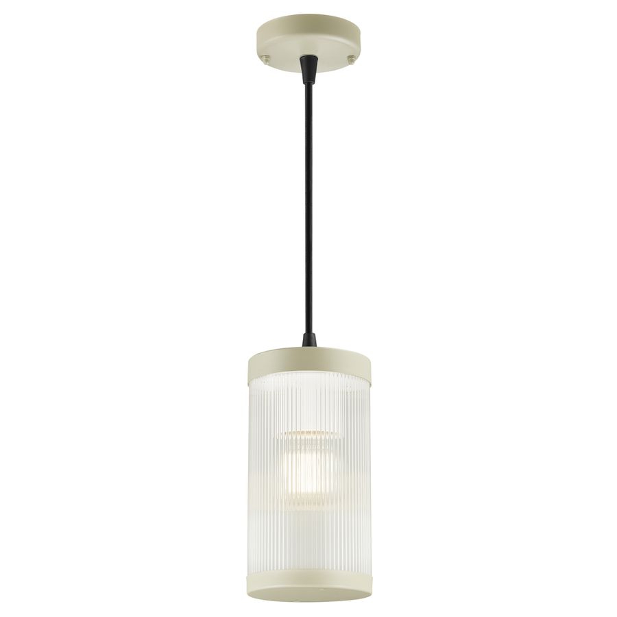 Coupar, Pendelleuchte, Sand - E27, IP54, max.25W
