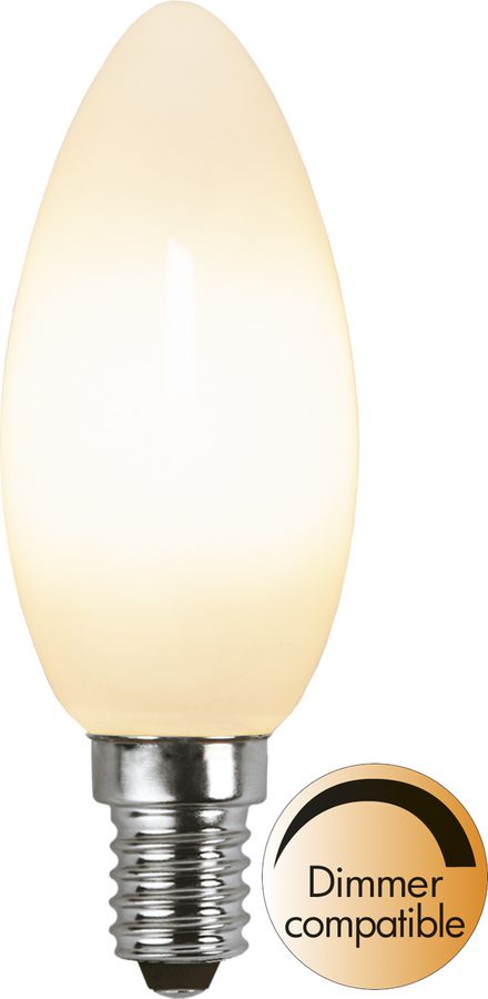 LED Leuchtmittel E14 C35 Opaque Filament RA90 - E14, 470Lm, 3000K, 5W, 220-240VAC