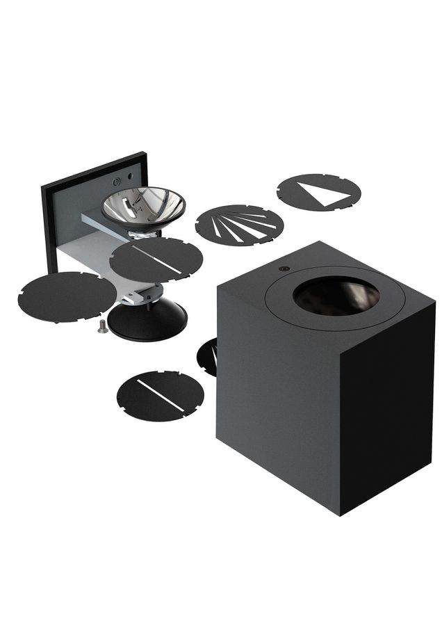 Canto kubi 2, Wandleuchte, Weiss - 2X6W LED, 2700K, IP44, 230V