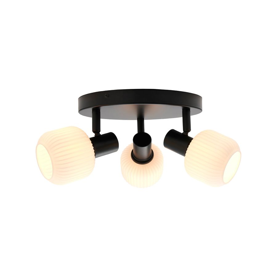 Deckenleuchte Milford Mini 3-Rondel - 3X25W, E14, IP20