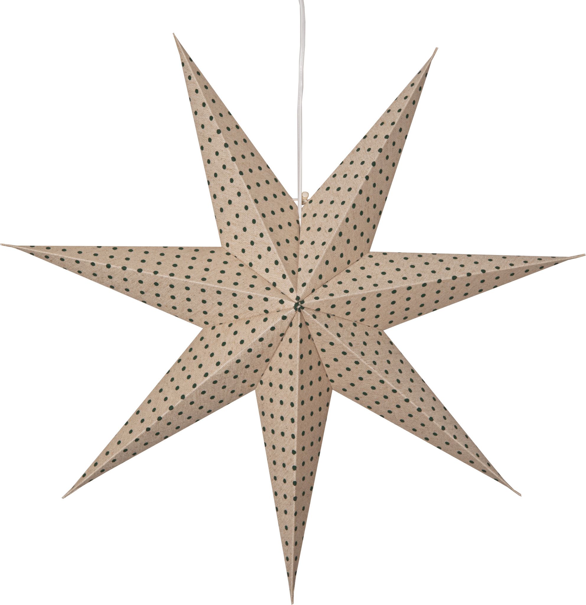 Papierstern Cotton - IP20, Beige