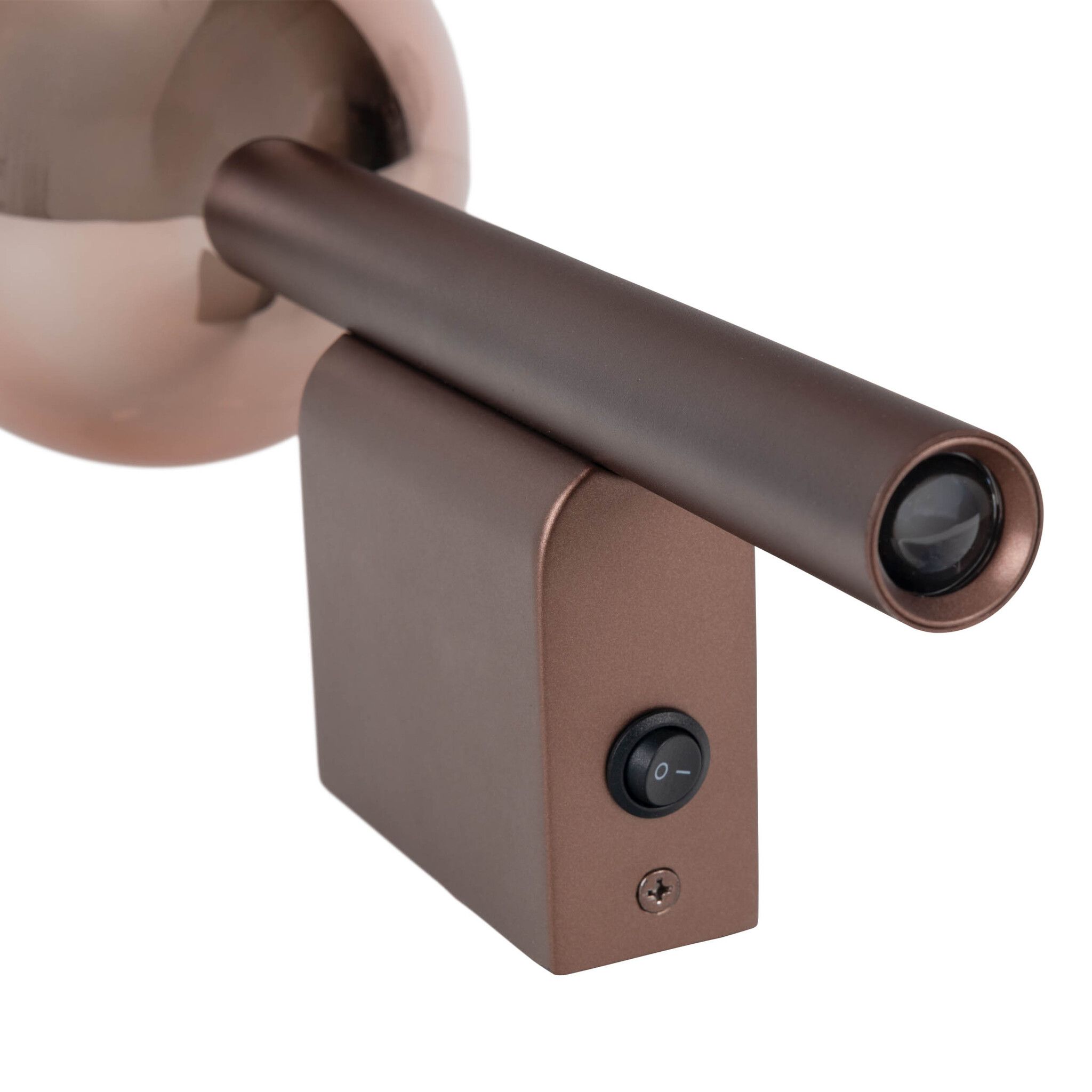 LED Wandleuchte  SINGAPUR  H: 34cm kupfer - IP20, LED-Modul, Kupfer