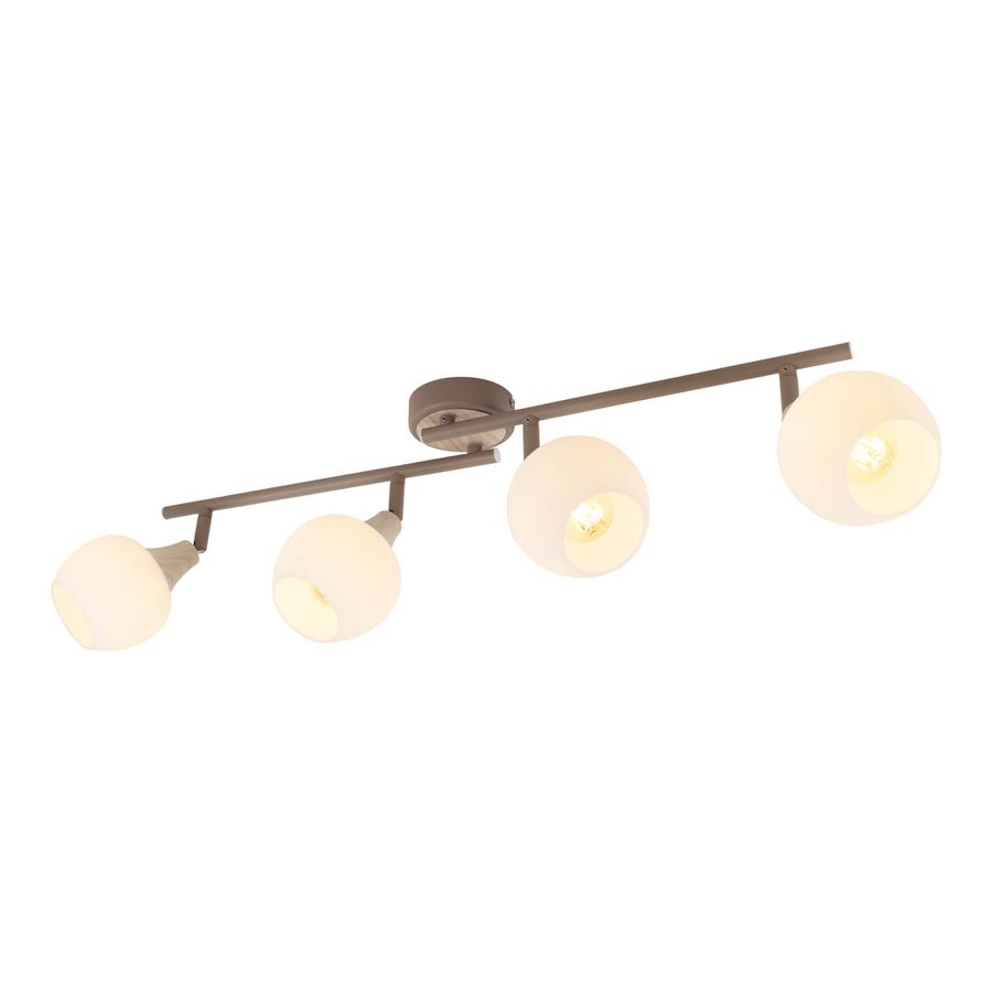 4er Deckenleuchte  MONACO  L: 70cm beige - IP20, E14, Beige