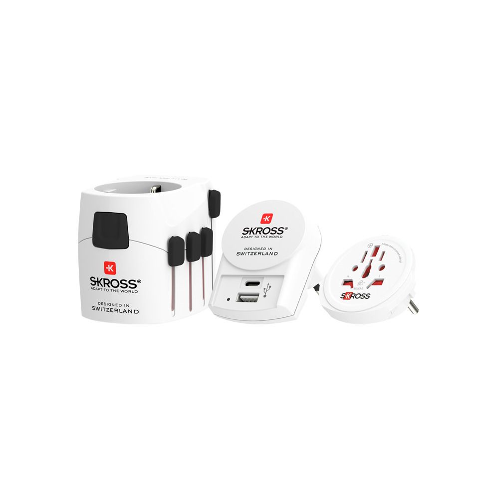 PRO+ USB AC30PD - World Travel Adapter incl. Euro USB Charger AC30PD