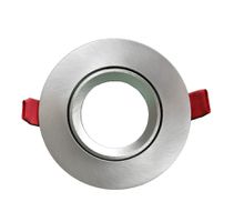 Spot incorporato in alluminio spazzolato Ø68mm - BL=68mm, H=25mm, D=85mm, alu. gebürstet