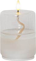 Laterne Flamme Float - Indoor, Transparent, 13 cm höhe, Timerfunktion