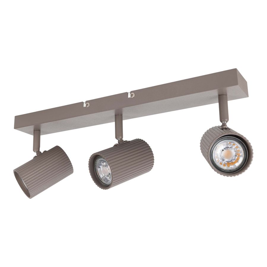 3er Spot-/Deckenleuchte  TINNIS  L: 41cm sand - IP20, GU10, Beige