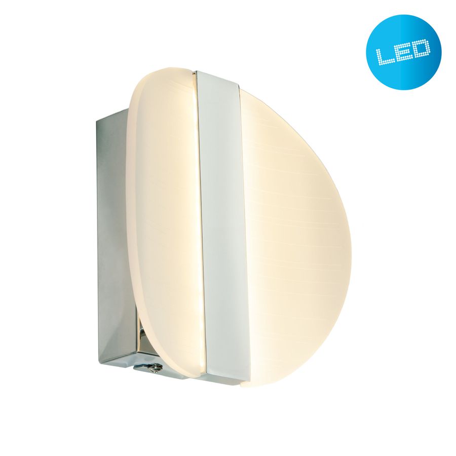 LED Wandleuchte Denver d:16cm - LED fest verbaut, 3000K, warmweiss