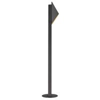 Wegleuchte PONTIO 15 - 1xGU10 (exkl.), max.25W, IP54, schwarz, dimmbar (optional Leuchtmittel), L=150mm,B=150mm, H=850mm