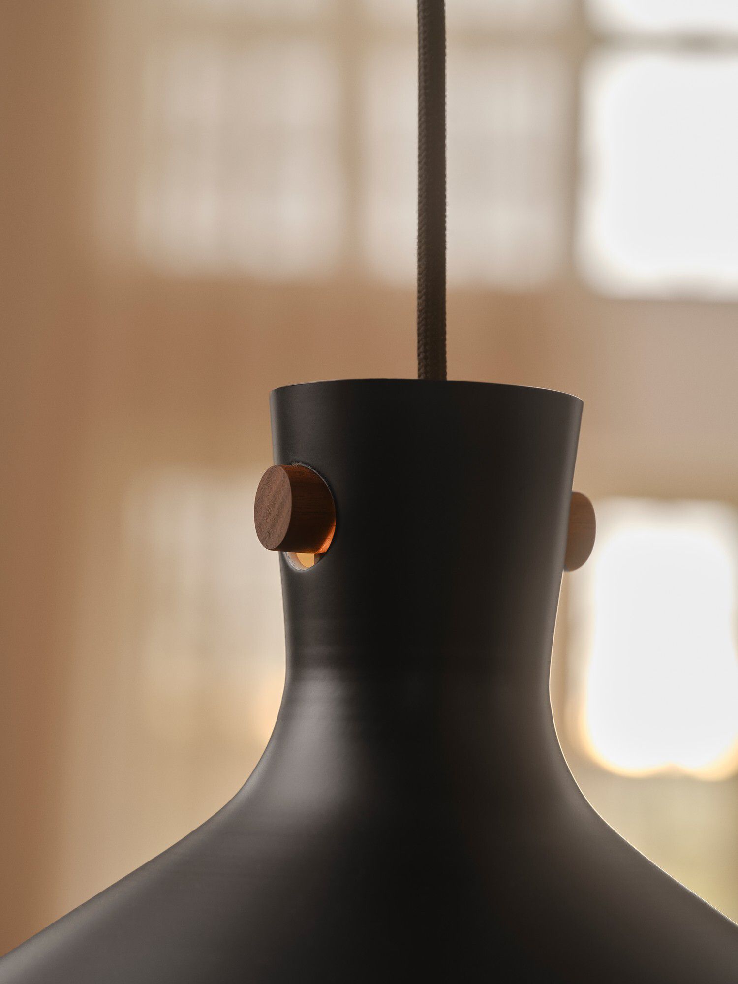 Pendelleuchte Dorina Schwarz - 60W, E27, IP20