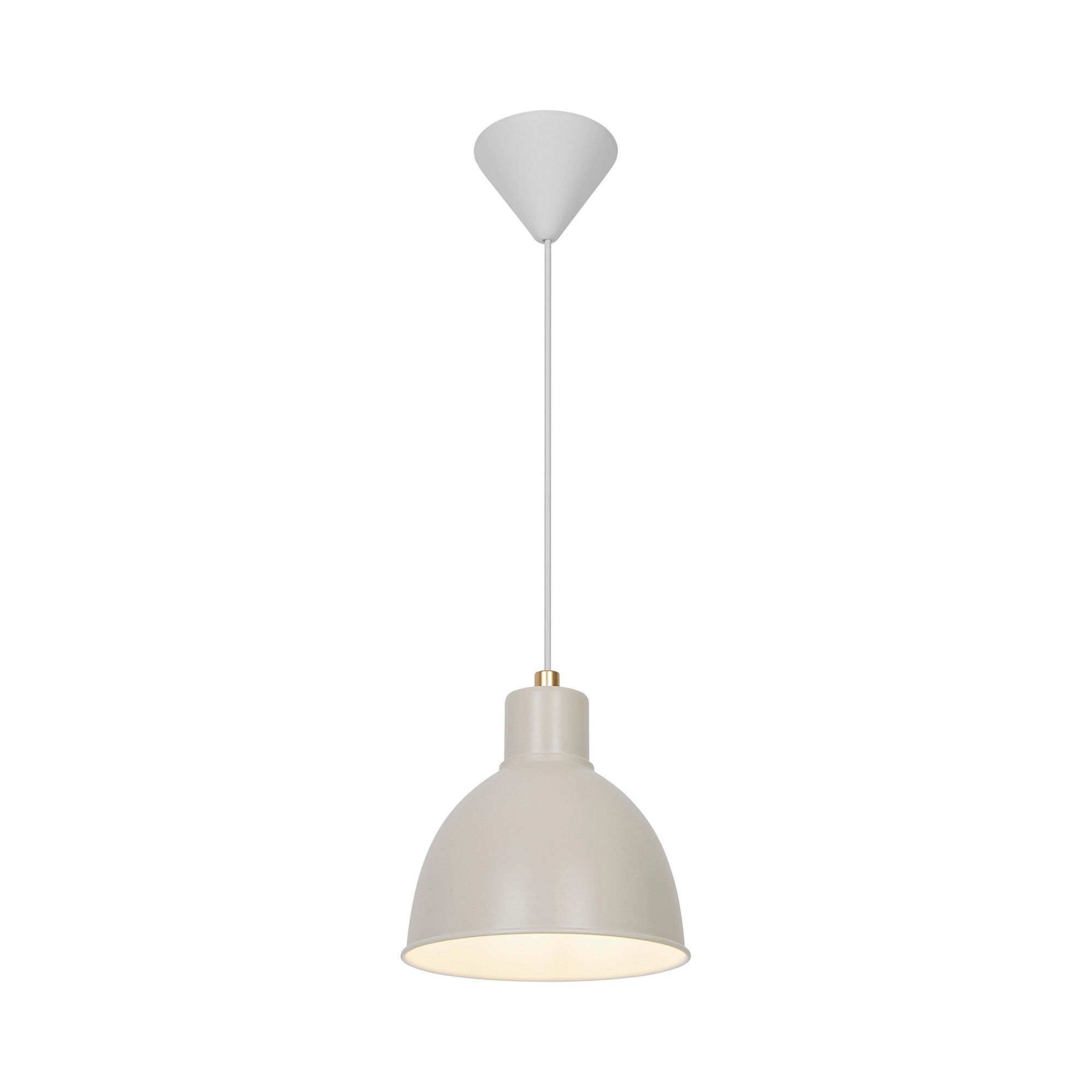 Pendelleuchte POP (Beige) - E27, max. 40W, IP20, beige, dimmen optional, exkl. Leuchtmittel, D=215mm, H=230mm, PL=2230mm