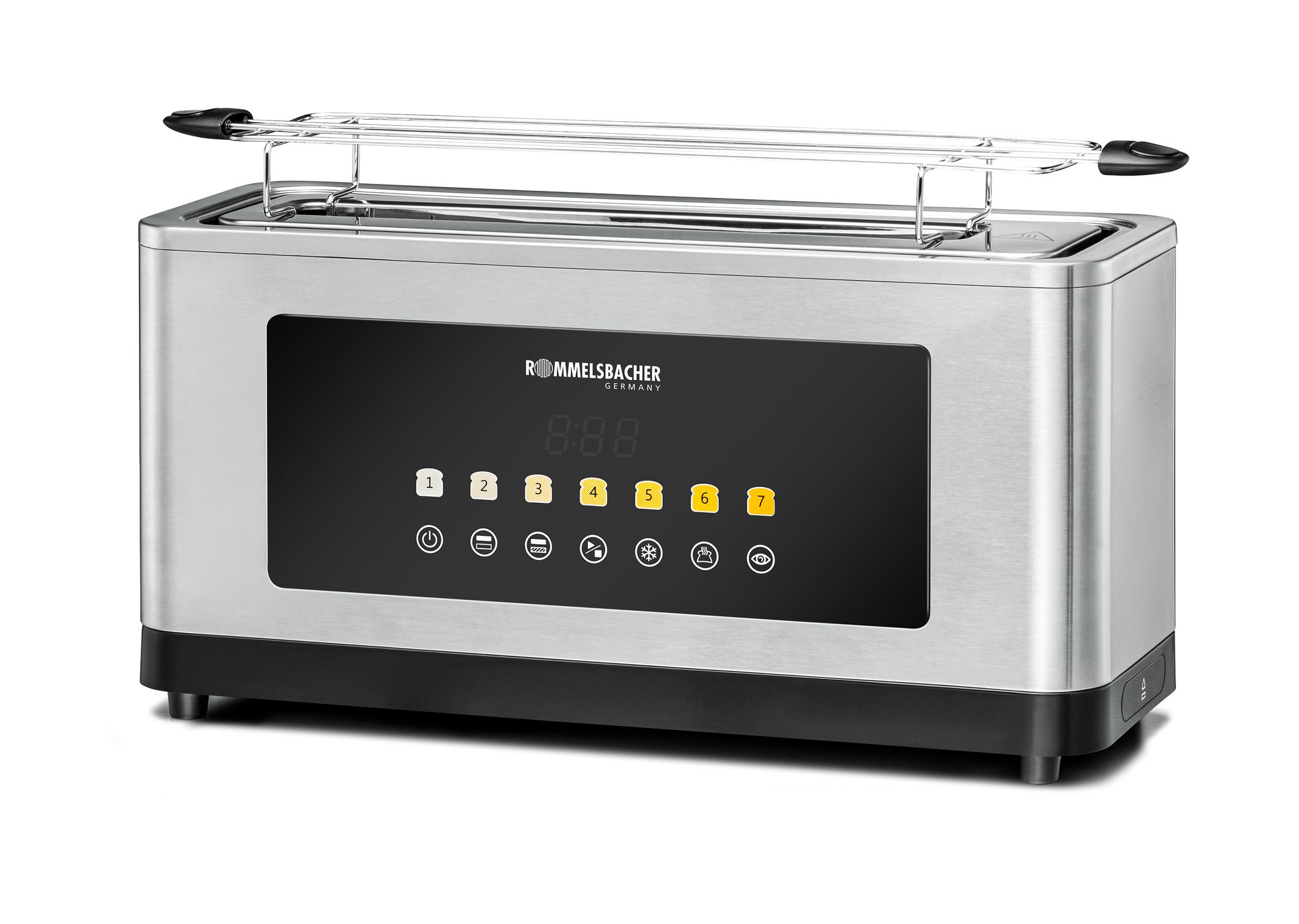 Toaster TOL 1000 - 1000W, 230V, Schwarz/Silber