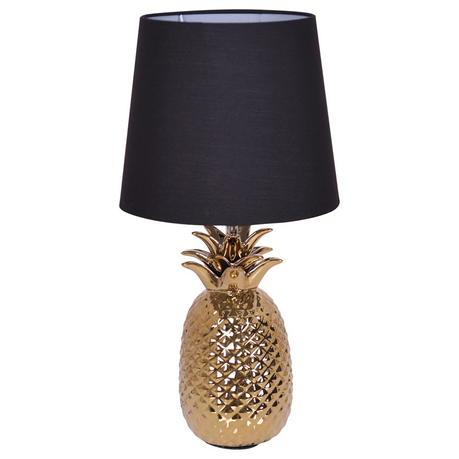 Keramik-Tischleuchte h: 45cm Ananas - E14, 40W, IP20