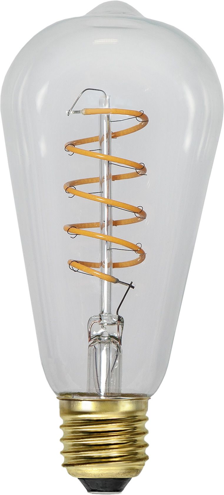 LED Leuchtmittel E27 ST64 Decoled Spiral Clear 3-step memory - E27, 270Lm, 2100K, 4W, 230V
