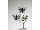 Solar Decoration Butterfly - Schwarz, Lichtfarbe Weiss