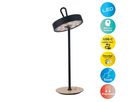 LED-Akku-Tischleuchte ELLI schwarz - LED-Modul, 3W, IP20