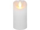 LED Pillar Kerze Glow - Indoor, Weiss, 10cm Höhe, Timerfunktion