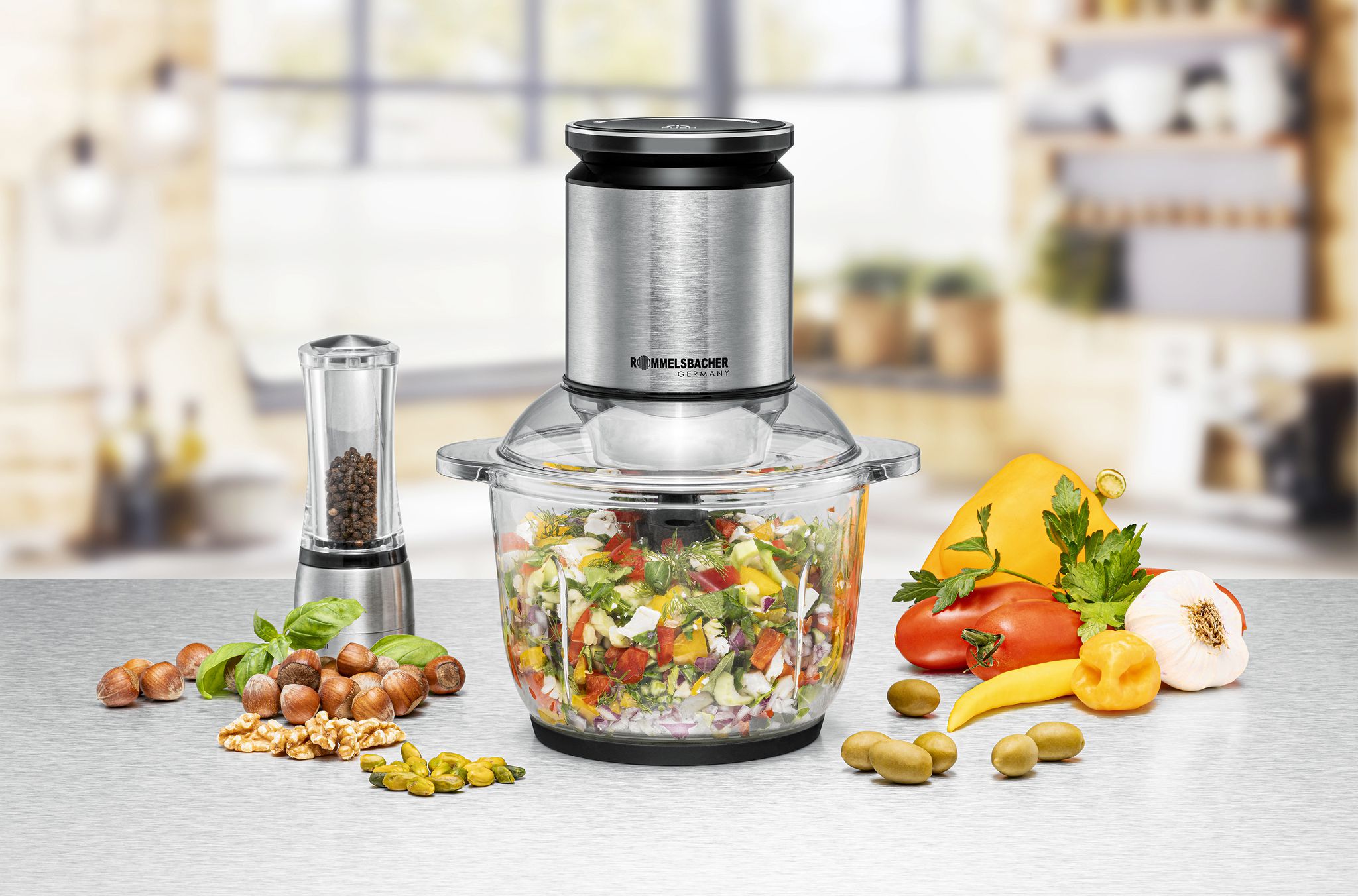 MULTI ZERKLEINERER MZ 600 - Edelstahl Glas, 600W