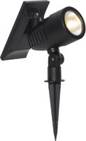 Solar Scheinwerfer Powerspot - Schwarz, Lichtfarbe Warmweiss