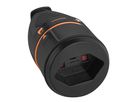 LOCKXTEND Kupplung 16A - LOCK-Kupplung T23, 16A, zum selbst montieren, Blister, schwarz, S+ zertifiziert