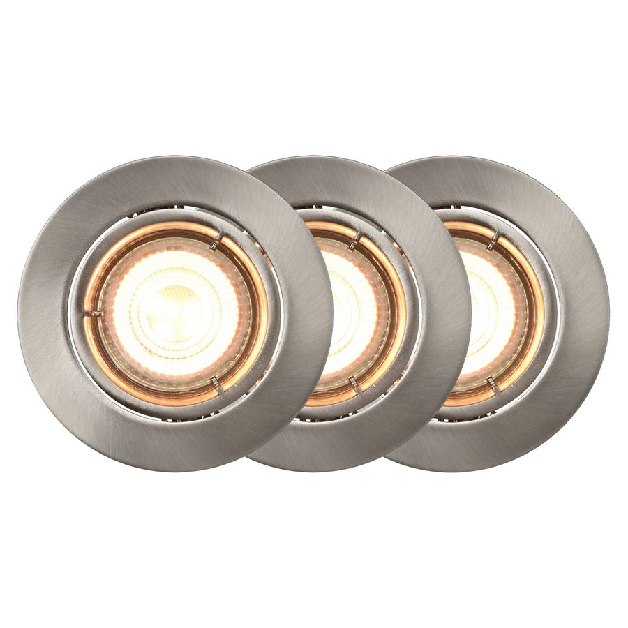 Carina, Smart, 3-Kit,Nickel - GU10, 2200-6500K, 345Lm