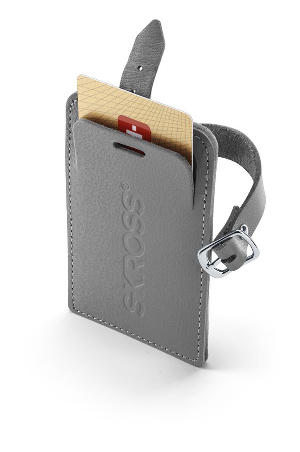 Gepäckanhänger, grau - Luggage Tag, silver/ grey