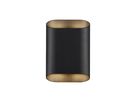 Wandleuchte Nico 22 Round Maxi  Schwarz - 15W, GU10, IP54