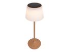 Solar- Akkutischleuchte EMMI almond inkl. CCT  Touch H: 38 cm - LED-Modul, 3W, IP44