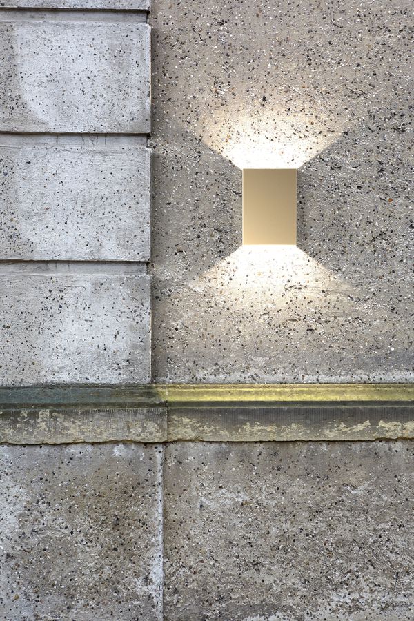 Fold 15, Wandleuchte, Messing - LED Modul, 10W LED, IP54