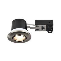 Einbaudownlight UMBERTO - GU10 (exkl.), max. 7.5W, IP44, nickel, optional (Leuchtmittel), D=79mm, B=96mm, H=66mm, BL=76mm