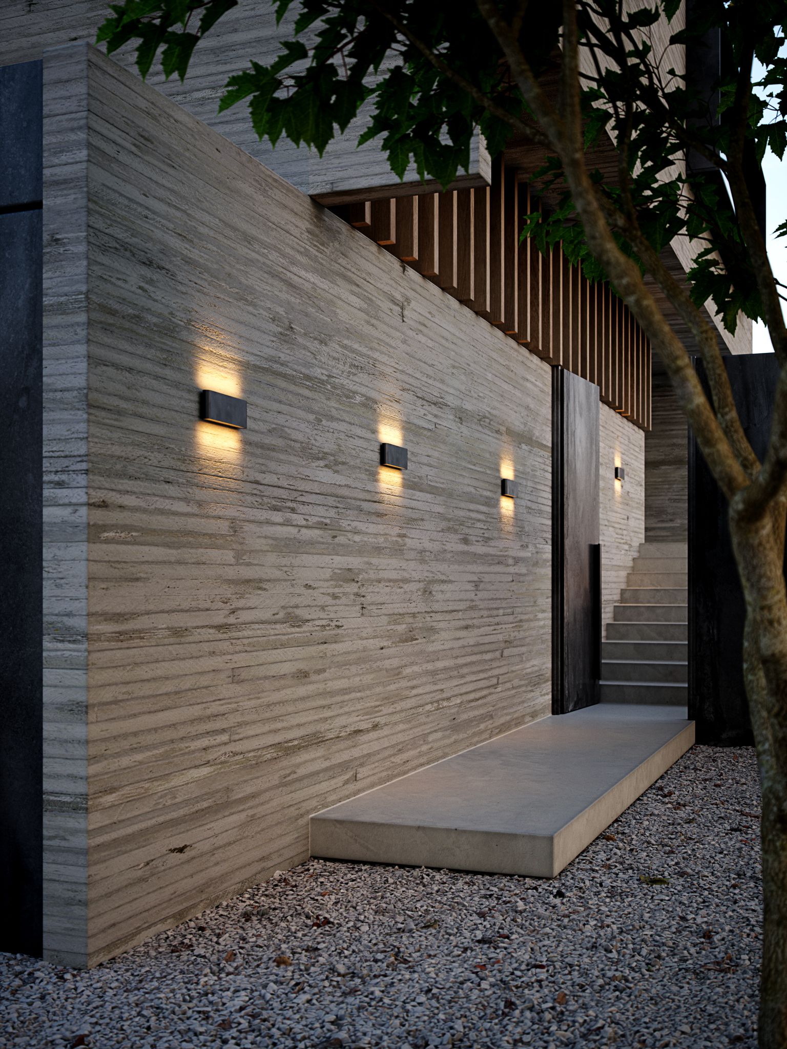 Kinver - 10W LED, 3000K, IP54, 230V