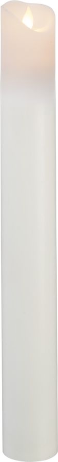 Candela in plastica a LED  M-Twinkle - Indoor, Weiss, 40cm Höhe, Timerfunktion