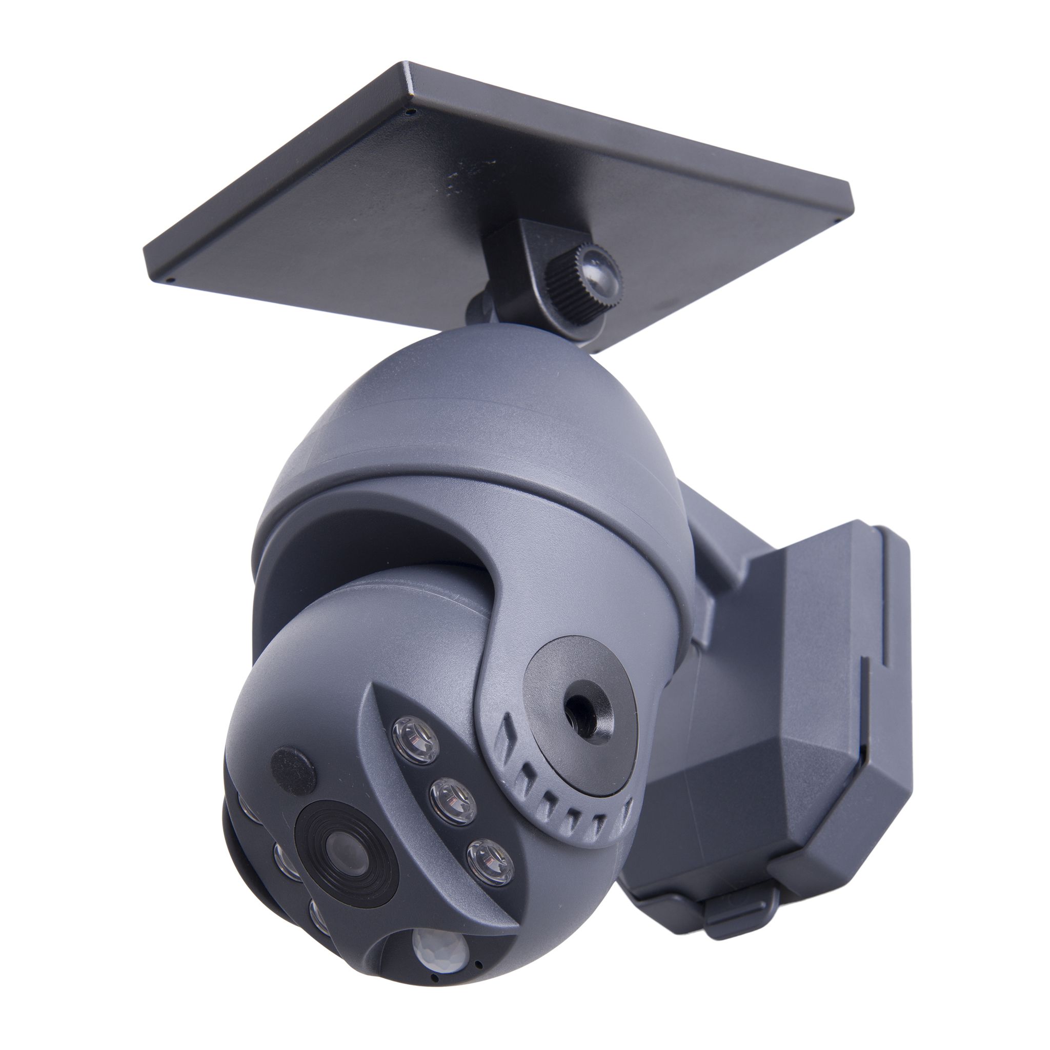LED Solar Aussenwandleuchte mit Imitationskamera - IP44, 60lm, 6000-7000K