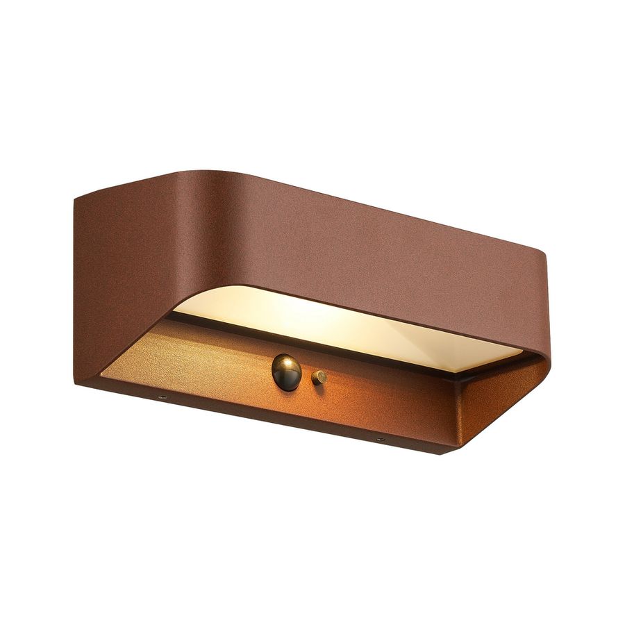 Wandleuchte Marcellio Solar  Braun - 5W, LED-Modul, IP54