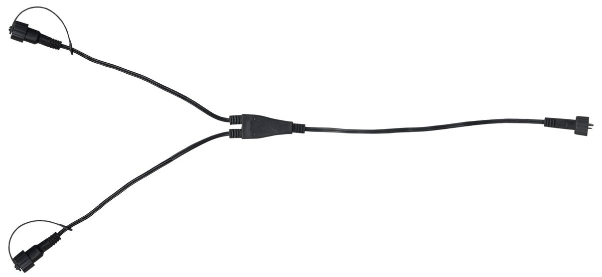 Splitter System Decor Decor - Schwarz, mit 2 Schraubverbindungen