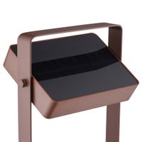 Akkuleuchte Saulio Solar  Braun - 3.5W, LED-Modul, IP44