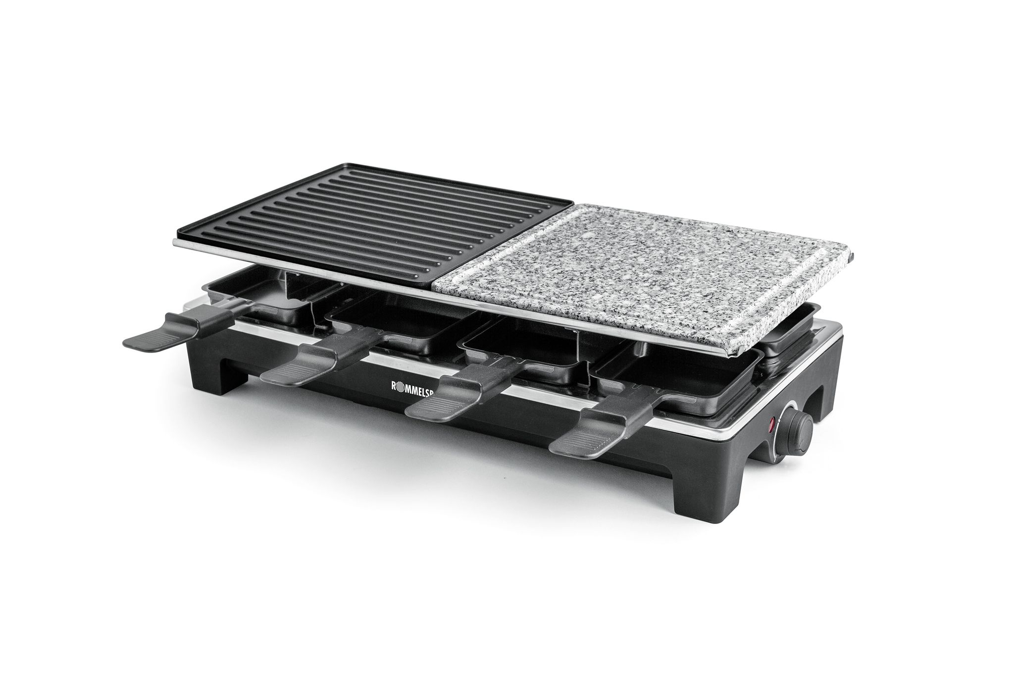Griglia per raclette RCS 1350 - Raclette Grill , Edelstahl/schwarz, 1350W