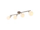 4er Deckenleuchte  MONACO  L: 70cm beige - IP20, E14, Beige